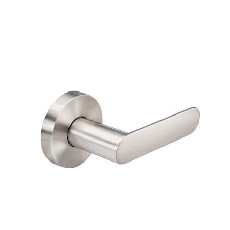 YALE REAL LIVING YH Collection Kincaid Lever with Flat Round Rose Single Dummy Lock US15 (619) Satin Nickel Finish YR81KCFR619